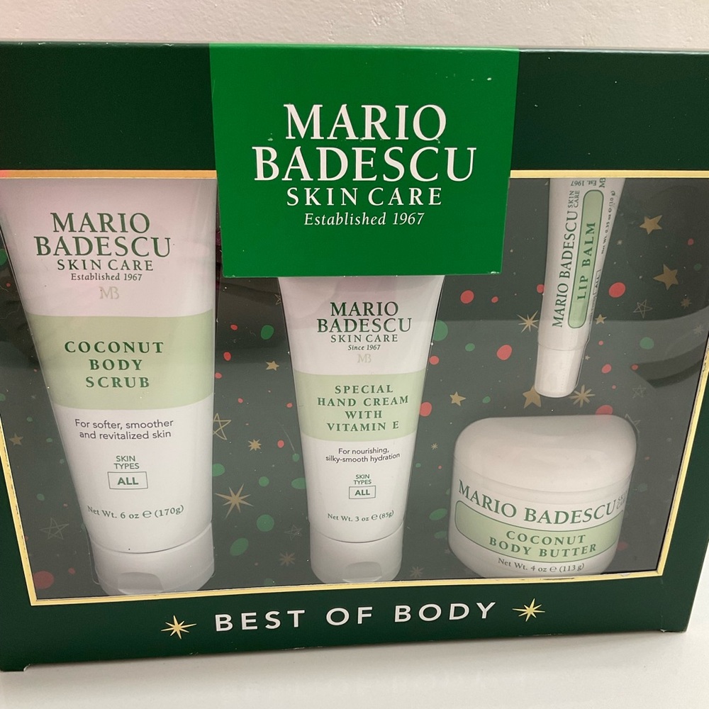 Mario Badescu Best of Body Essentials 4 Piece Kit